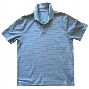 Van Heusen Men Golf Polo Shirt Grey Size L